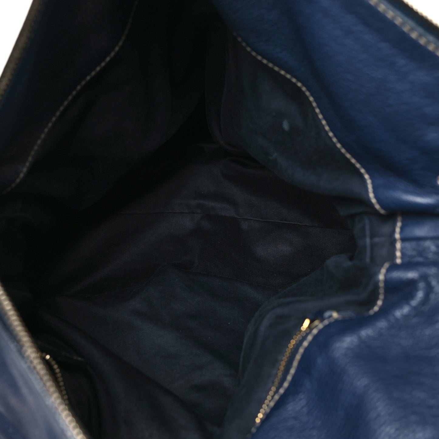 Vitello Lux Bow Tote Bleuette
