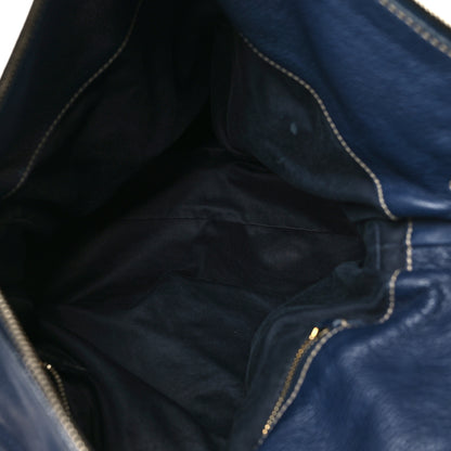 Miu Miu Vitello Lux Bow Tote Bleuette 5 of 17