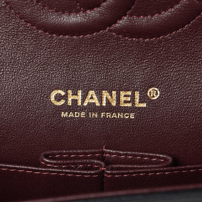 Chanel Lambskin Quilted Medium Double Flap Black 6 of 18