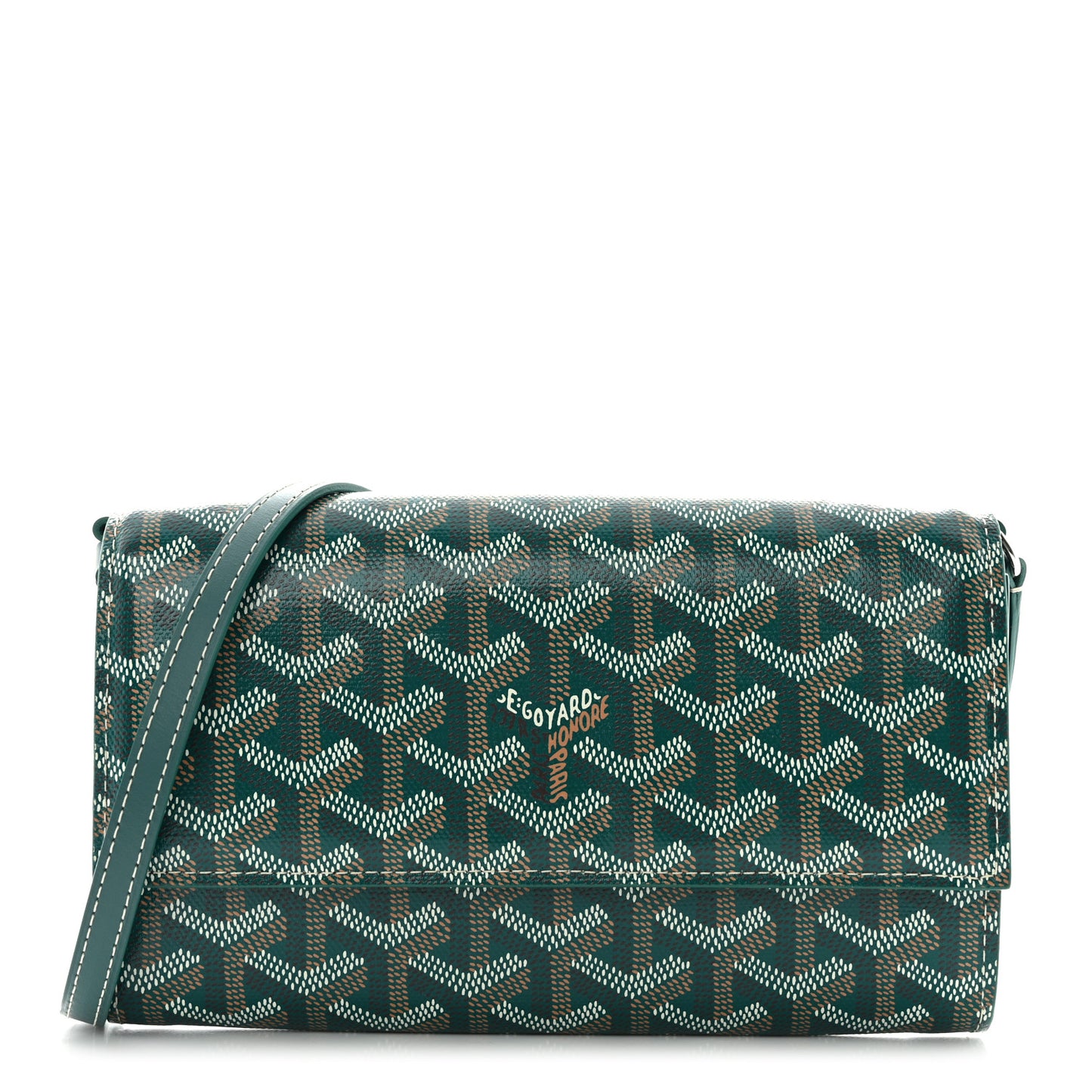 Goyardine Varenne Continental Wallet Green