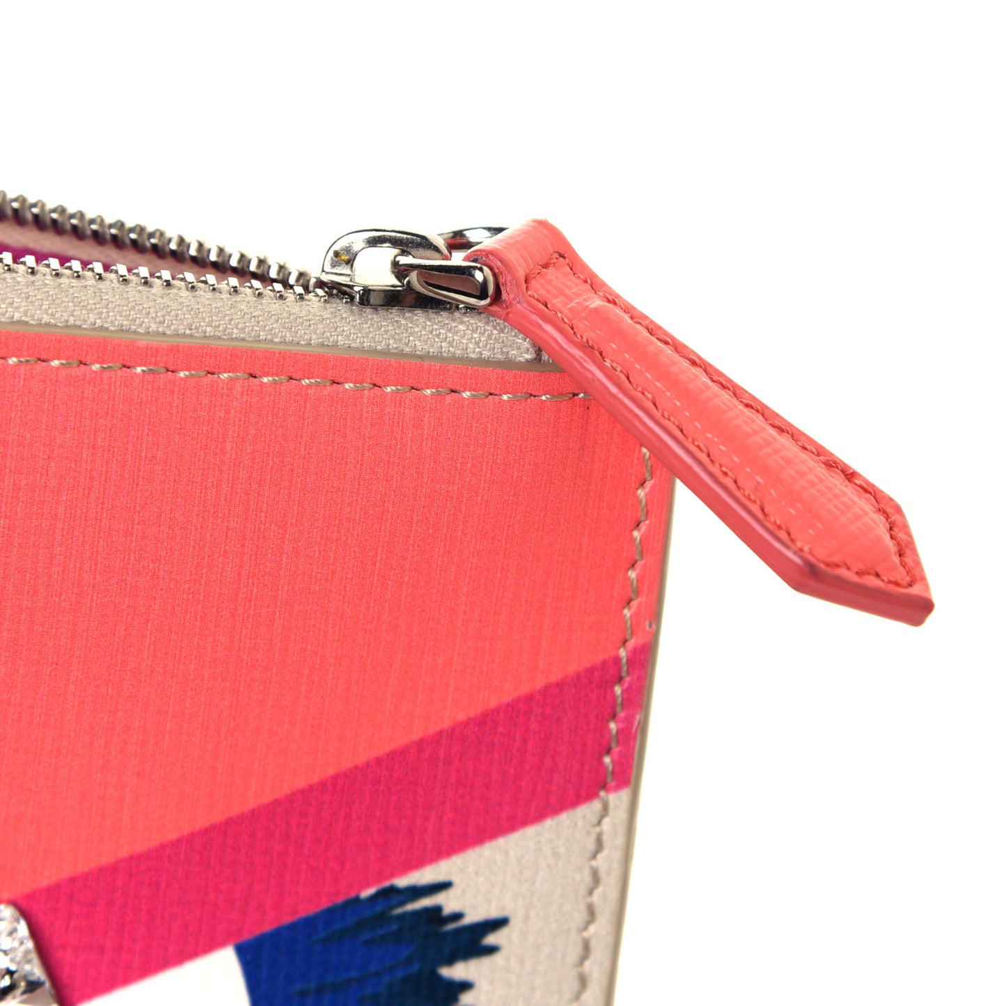Vitello Elite Crystal Eye Monster Zip Pouch Bellini Multicolor