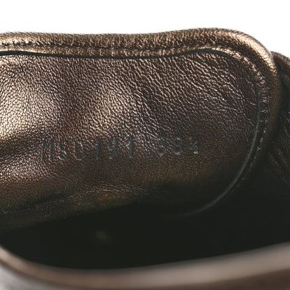 Louis Vuitton Calfskin Monogram Lyrics Sneakers 38.5 Bronze 9 of 12