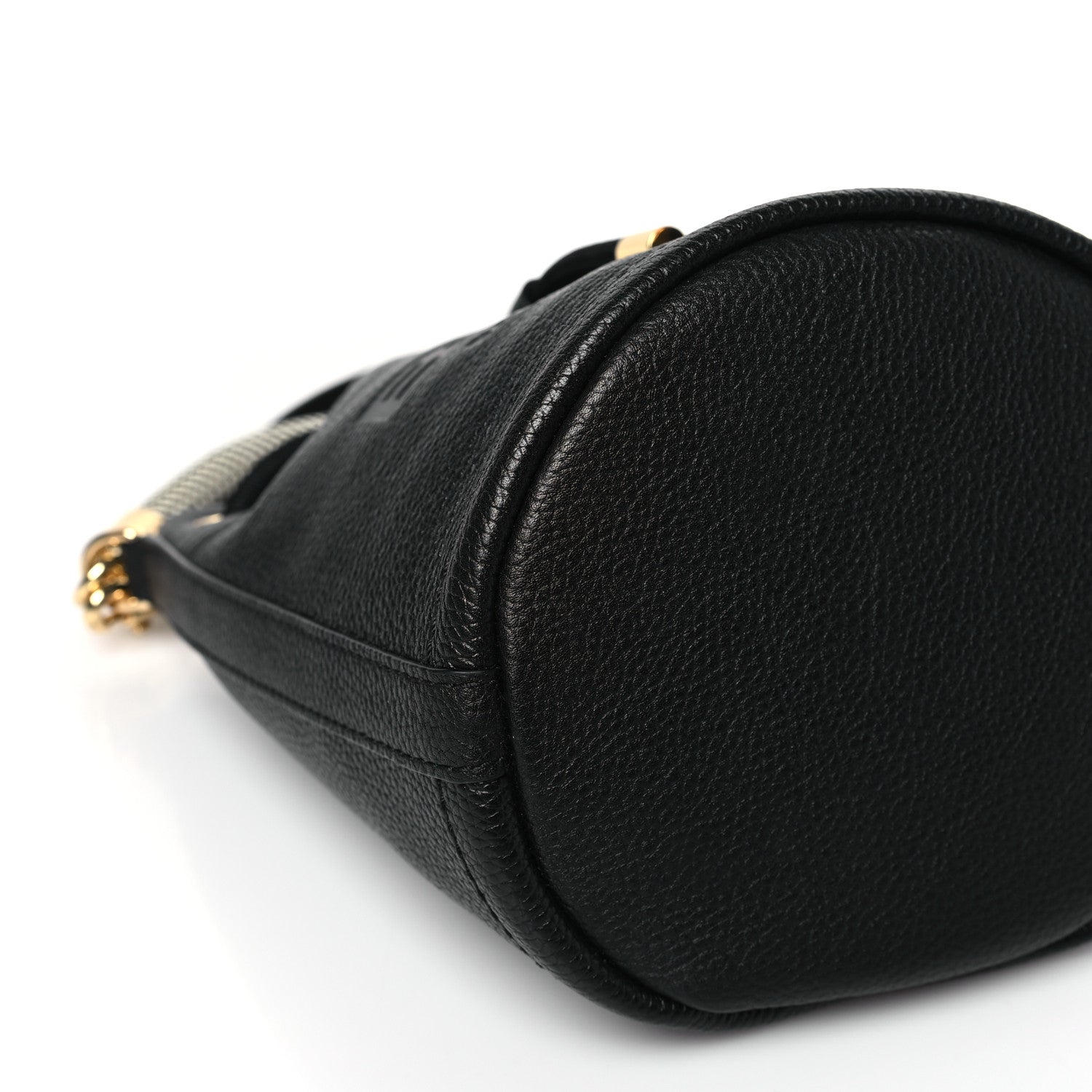 Marc Jacobs Grained Calfskin The Bucket Bag Black 9 of 10