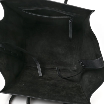 Celine Grained Calfskin Medium Phantom Luggage Black 5 of 8