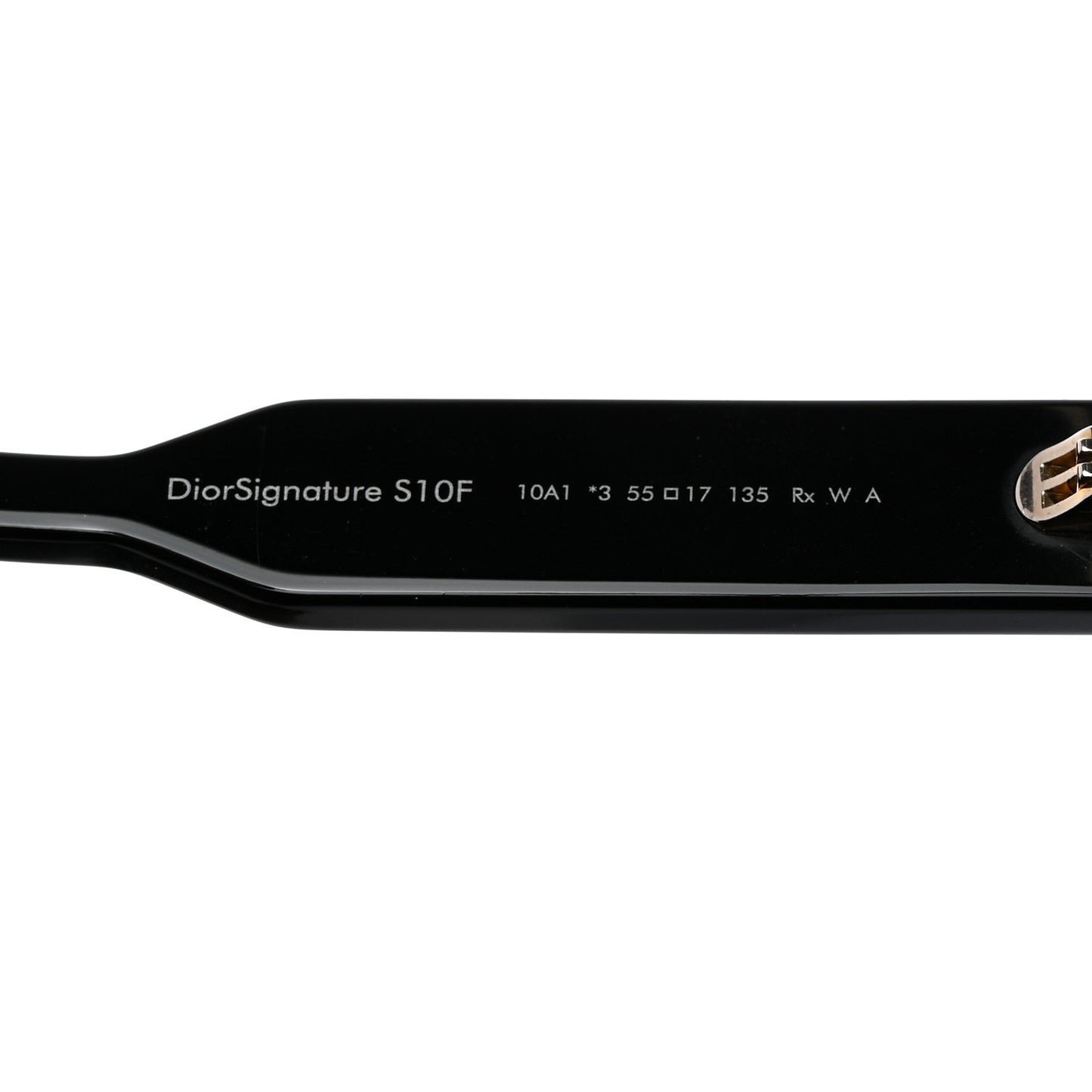 Acetate Diorsignature S10F Square Sunglasses Black