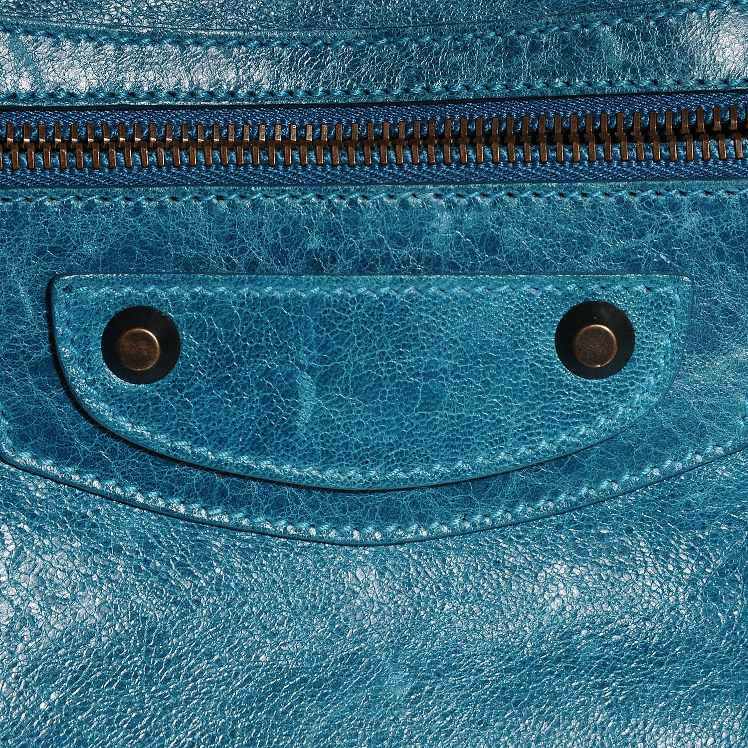 Balenciaga Chevre Classic Hardware First Aquamarine 10 of 13