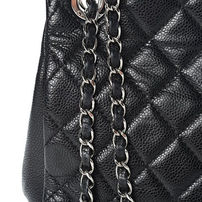 Chanel Caviar Quilted Timeless CC Shopping Tote Black 15 of 16