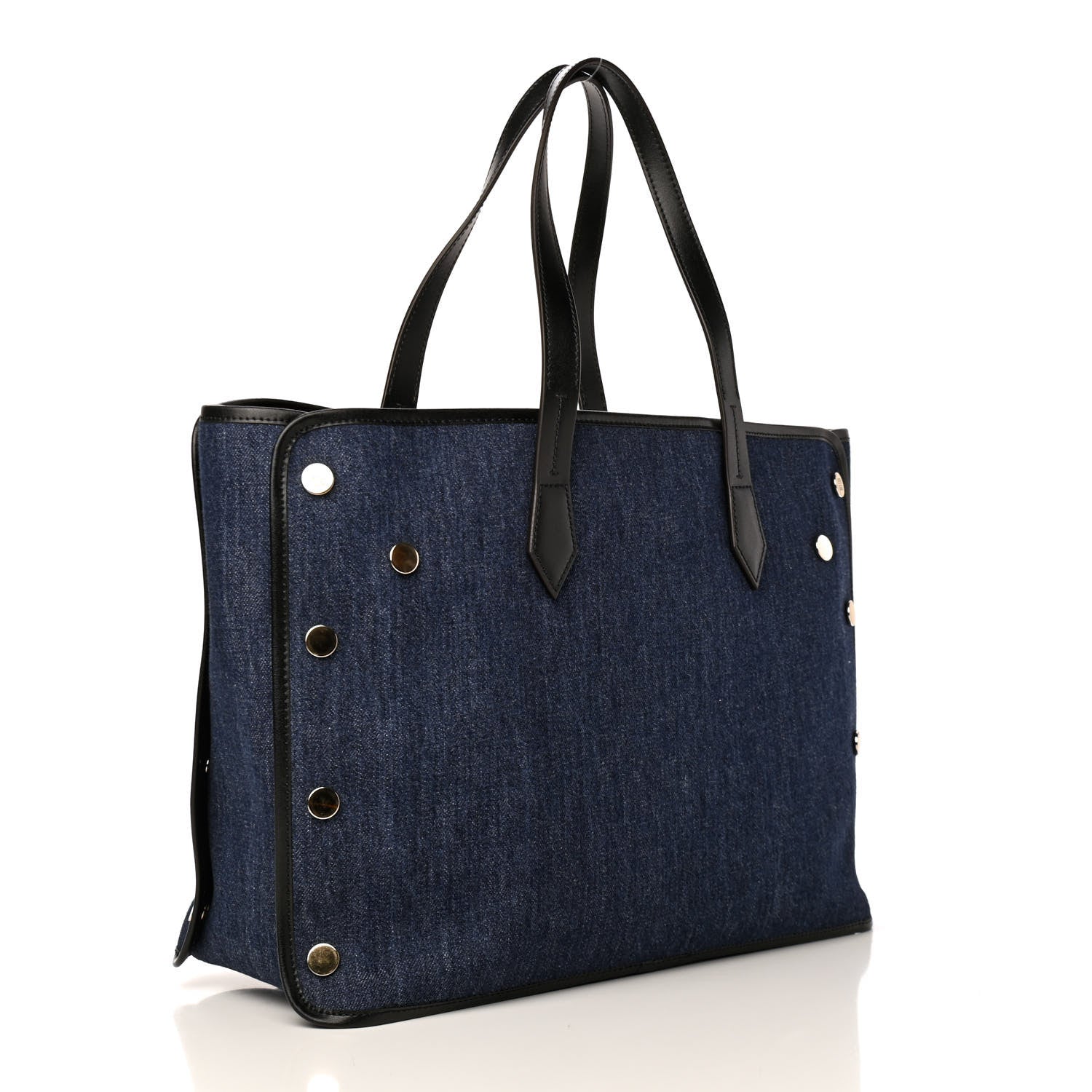 Givenchy Denim Medium Logo Bond Shopper Tote Blue 3 of 10