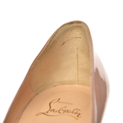 Christian Louboutin Patent Pigalle 120 Pumps 39.5 Nude 8 of 10