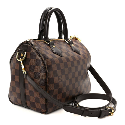 Louis Vuitton Damier Ebene Speedy Bandouliere 25 3 of 9
