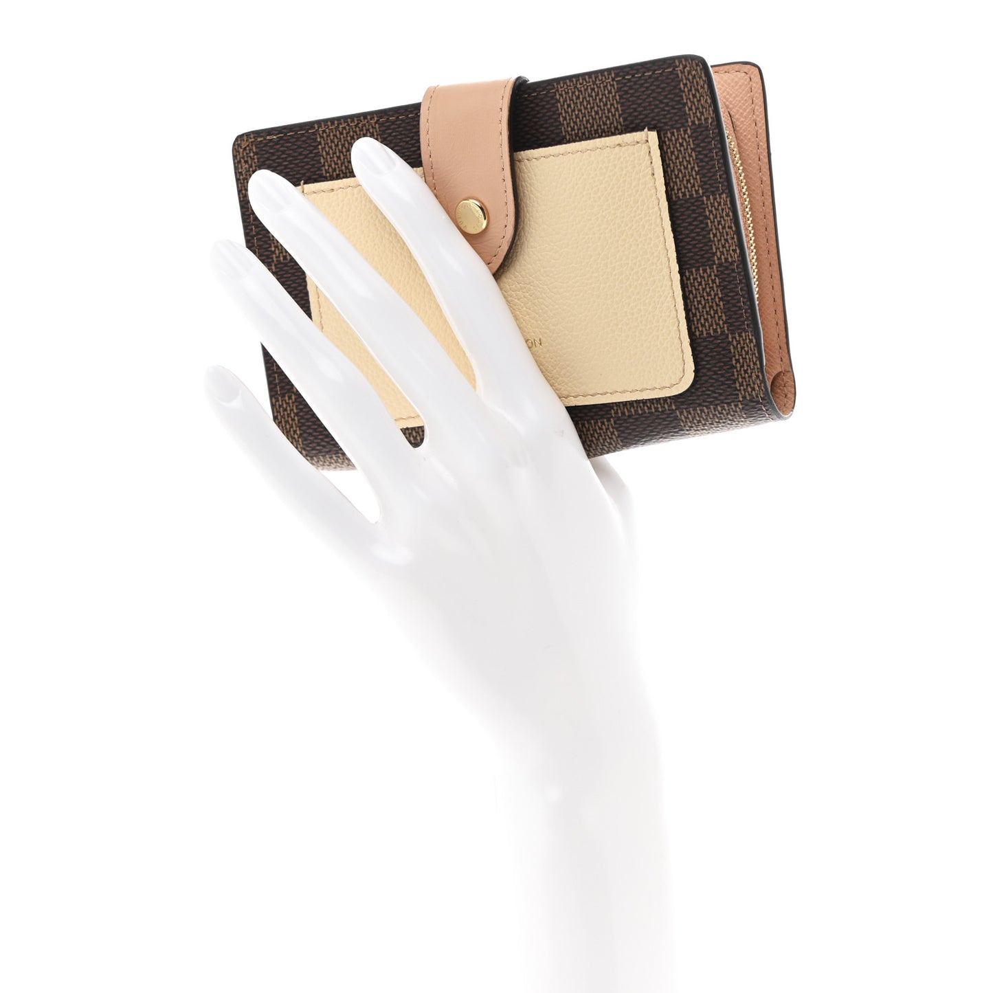 Damier Ebene Juliette Wallet Creme