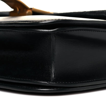 Celine Box Calfskin Pony Hair Medium Box Flap Black 7 of 10