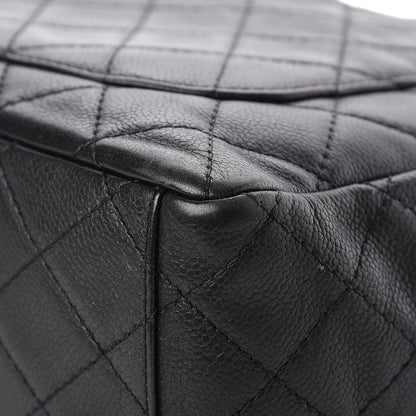 Chanel Caviar Quilted Maxi Single Flap Black 18 of 21