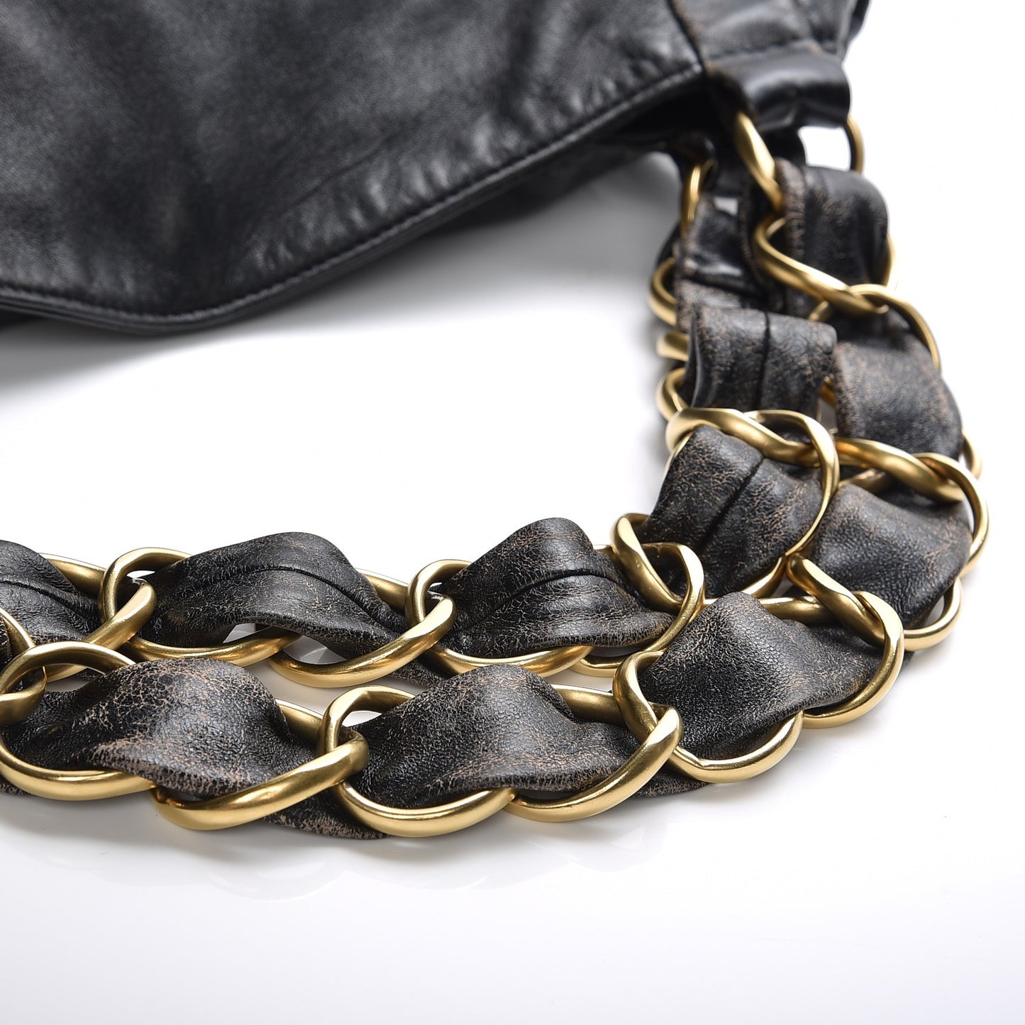 Lambskin Small Olsen Shoulder Bag Black