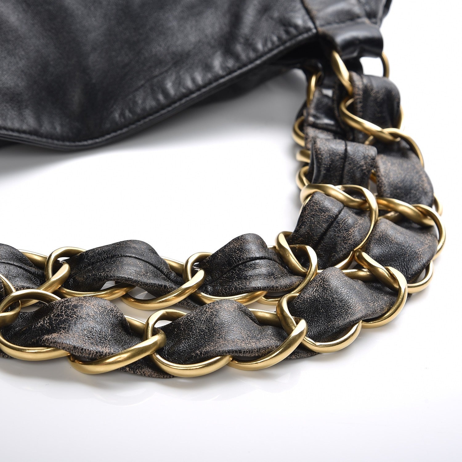 Chanel Lambskin Small Olsen Shoulder Bag Black 14 of 17