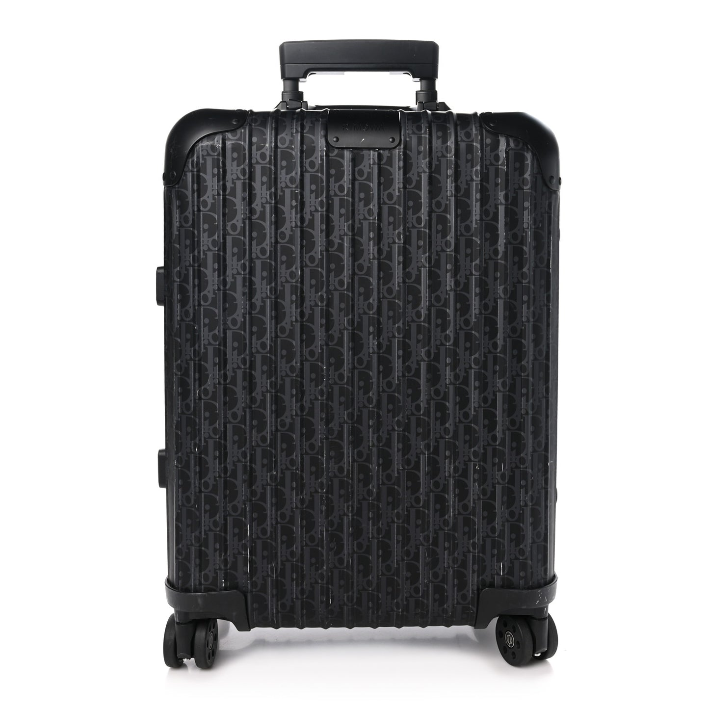 X RIMOWA Aluminum Gradient Cabin Luggage Black