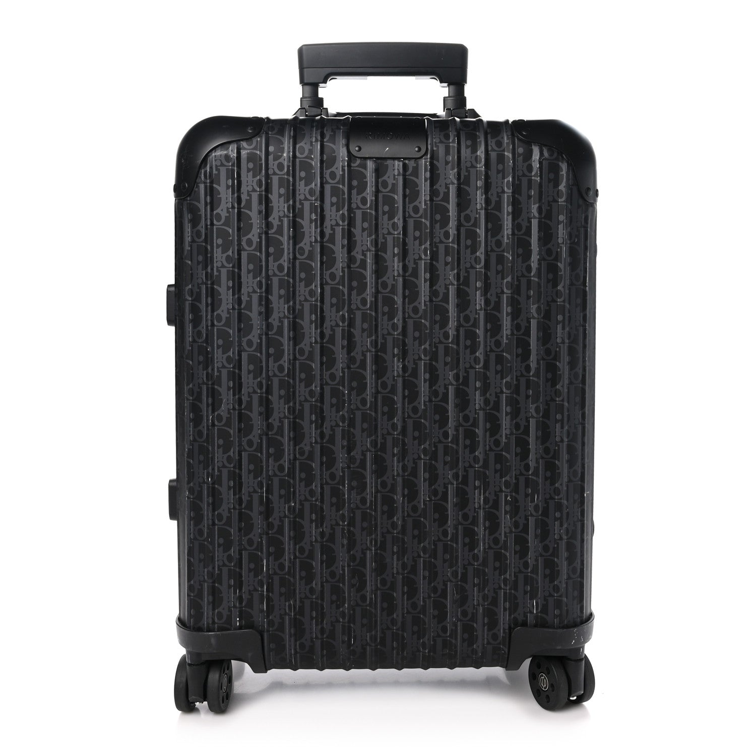 Christian Dior X RIMOWA Aluminum Gradient Cabin Luggage Black 1 of 10