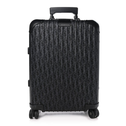 Christian Dior X RIMOWA Aluminum Gradient Cabin Luggage Black 1 of 10