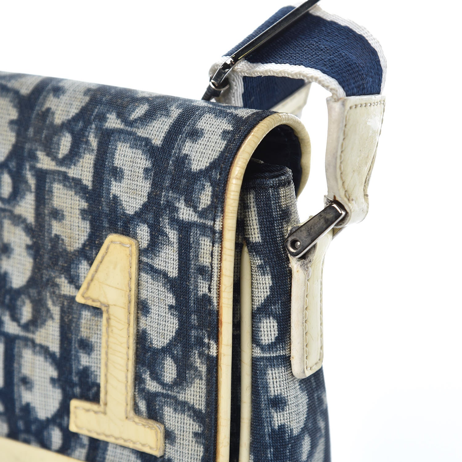 Christian Dior Monogram Messenger Bag Blue 11 of 17