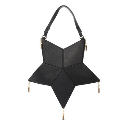 Saint Laurent Calfskin Astro Star Shoulder Bag Black 1 of 10