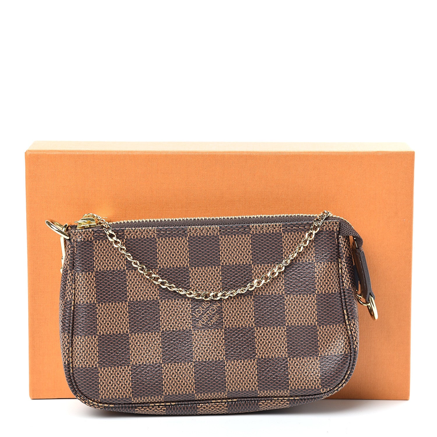 Louis Vuitton Damier Ebene Mini Pochette Accessories 8 of 8