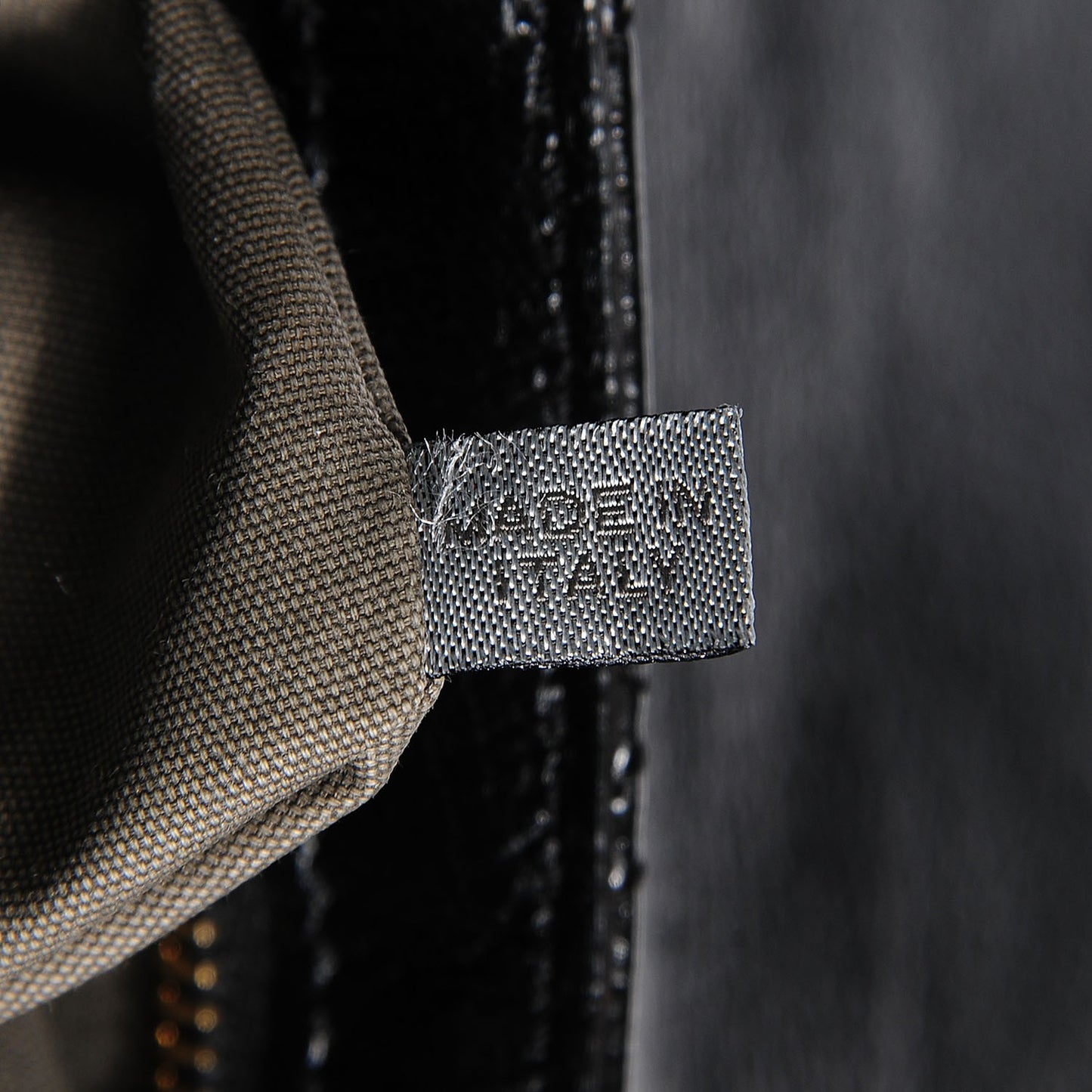 Lacquered Lambskin Baroque The XL Single Flap Black
