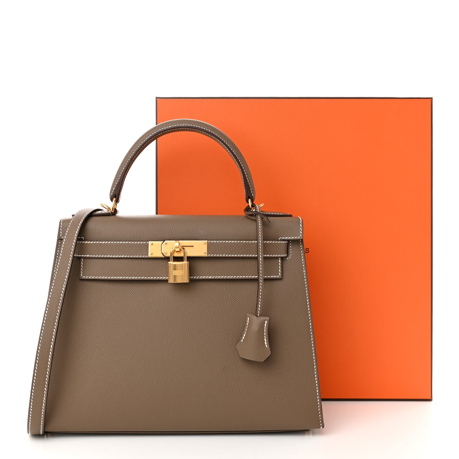 Hermes Epsom Kelly Sellier 28 Etoupe 11 of 11