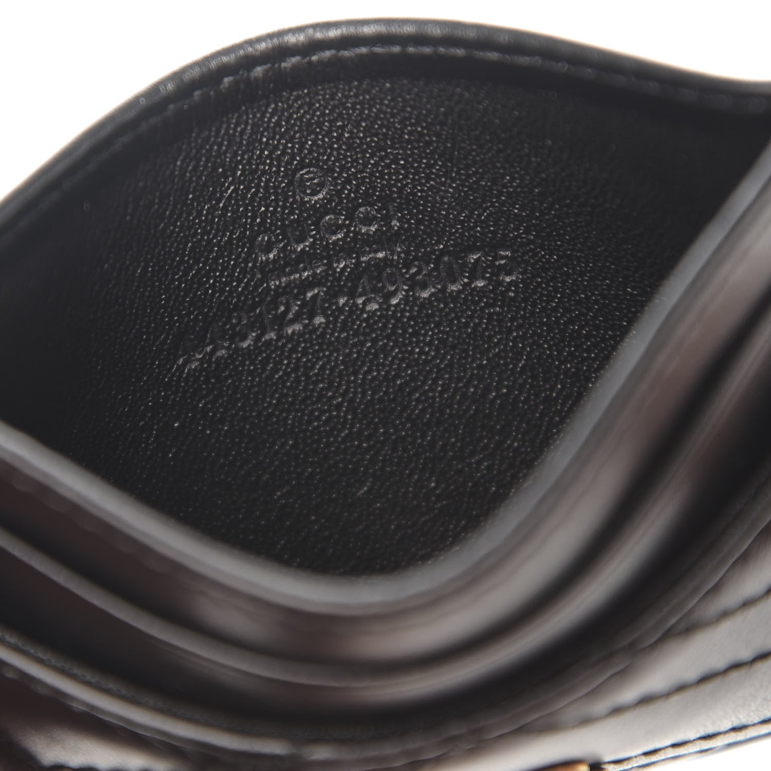 Gucci Calfskin Matelasse GG Marmont Card Holder Black 6 of 7