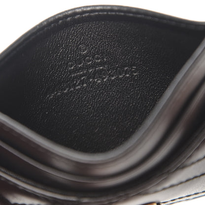 Gucci Calfskin Matelasse GG Marmont Card Holder Black 6 of 7