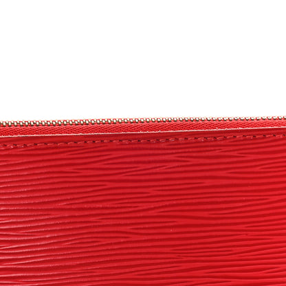 Louis Vuitton Epi Pochette Accessories 24 Castillan Red 10 of 10