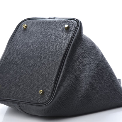 Hermes Taurillon Clemence Picotin Lock 22 MM Black 10 of 10