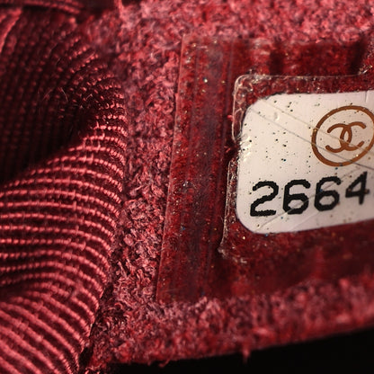 Chanel Calfskin Chevron Quilted Medium Boy Flap Burgundy 7 of 13