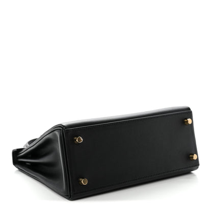 Hermes Cheri Calfskin Kelly Retourne 25 Black 4 of 12