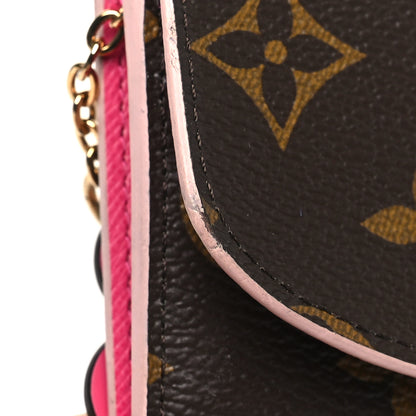 Louis Vuitton Monogram Bloom Flower Emilie Wallet Fuchsia 9 of 10