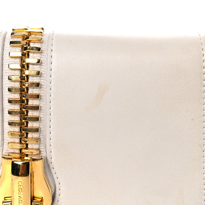 Tom Ford Calfskin Sedgwick Zip Clutch White 20 of 24