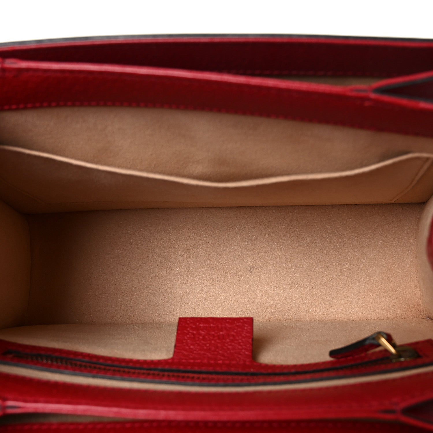 Gucci GG Supreme Monogram Small Queen Margaret Top Handle Bag Red 4 of 9