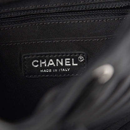 Chanel Calfskin Chevron Quilted Small Urban Spirit Backpack Black 6 of 11