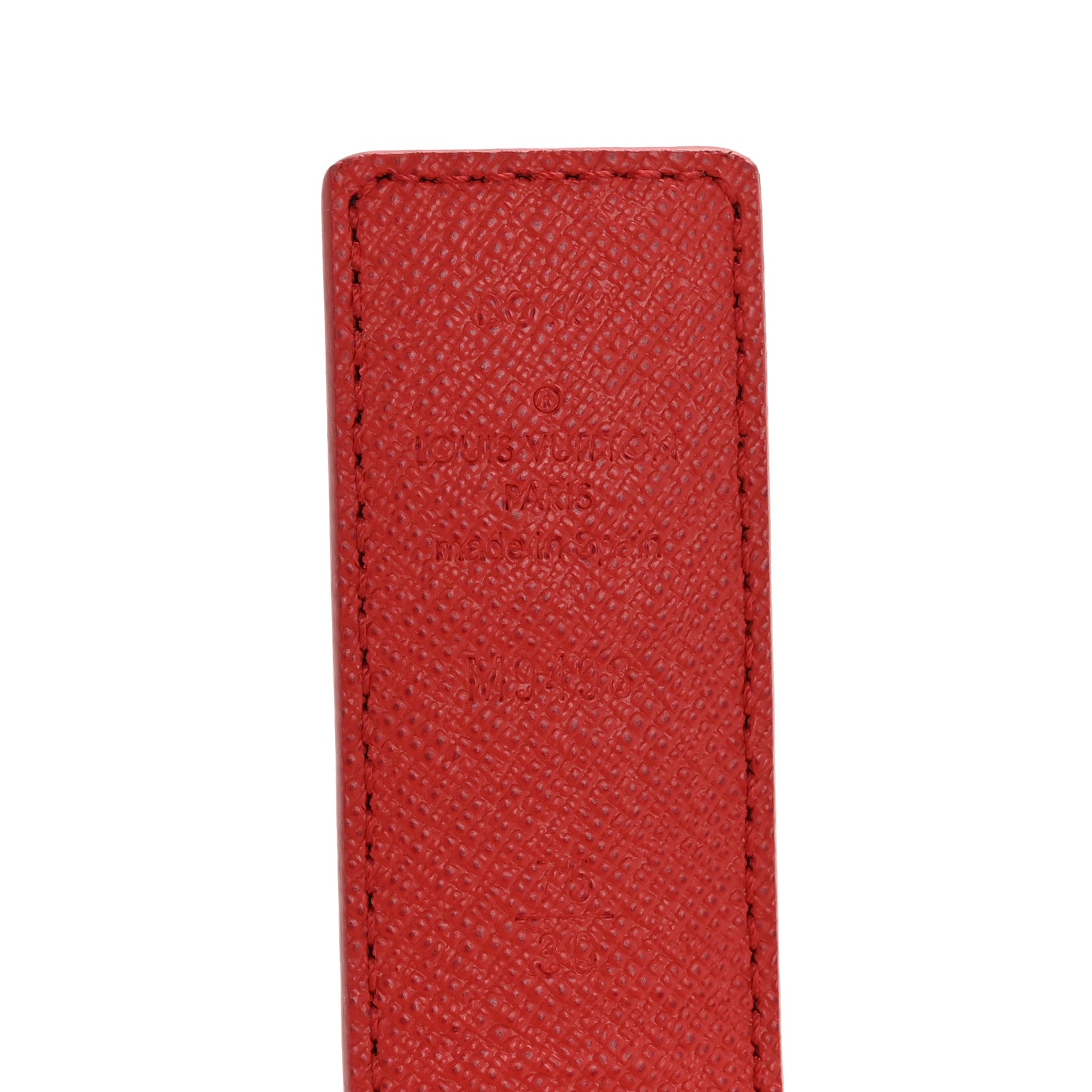 Louis Vuitton Monogram 30mm LV Initiales Reversible Belt 75 30 Coquelicot 3 of 7