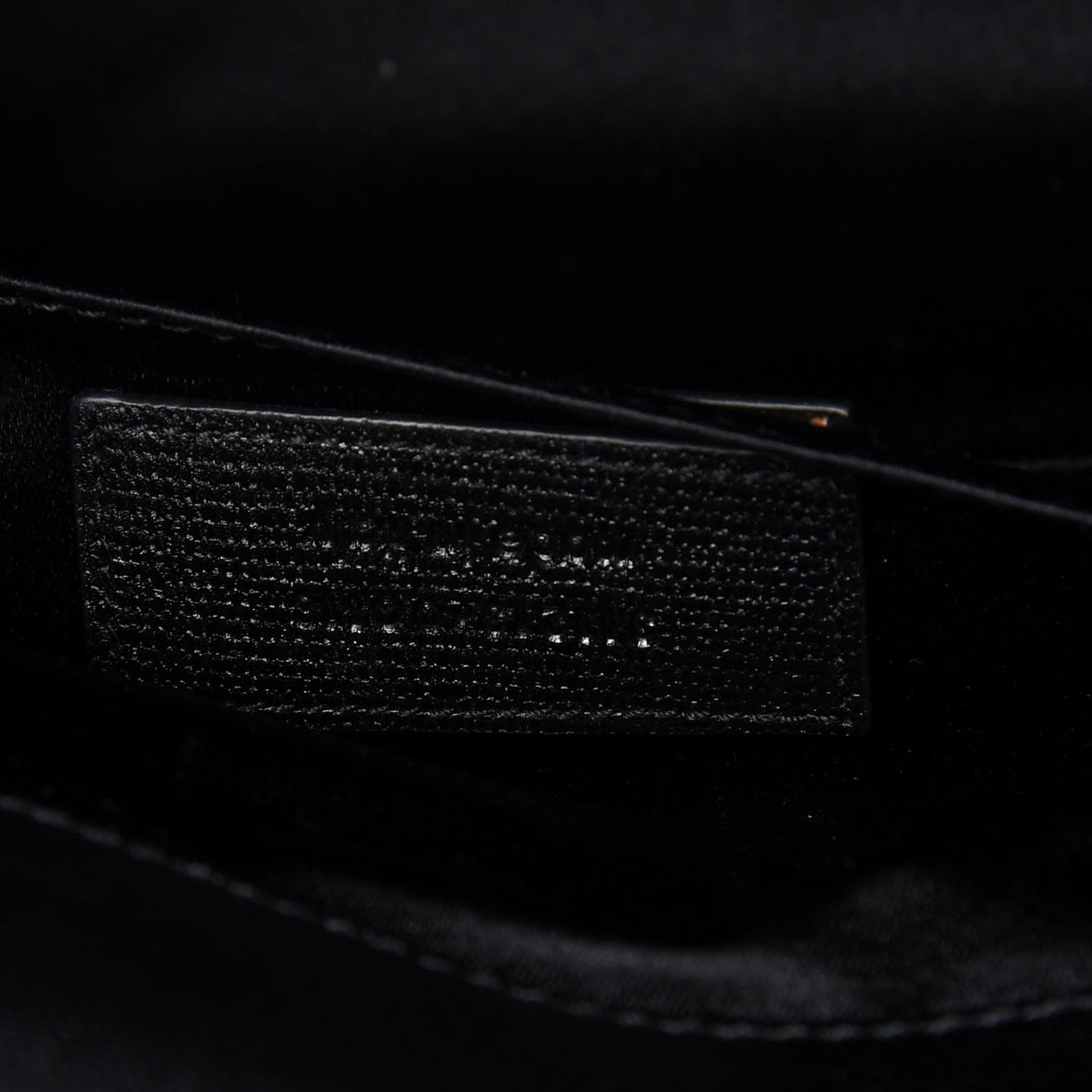 Textured Calfskin Classic Y Ligne Clutch Black