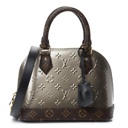 Louis Vuitton Vernis Epi Monogram Alma BB Champagne Metallise 1 of 9