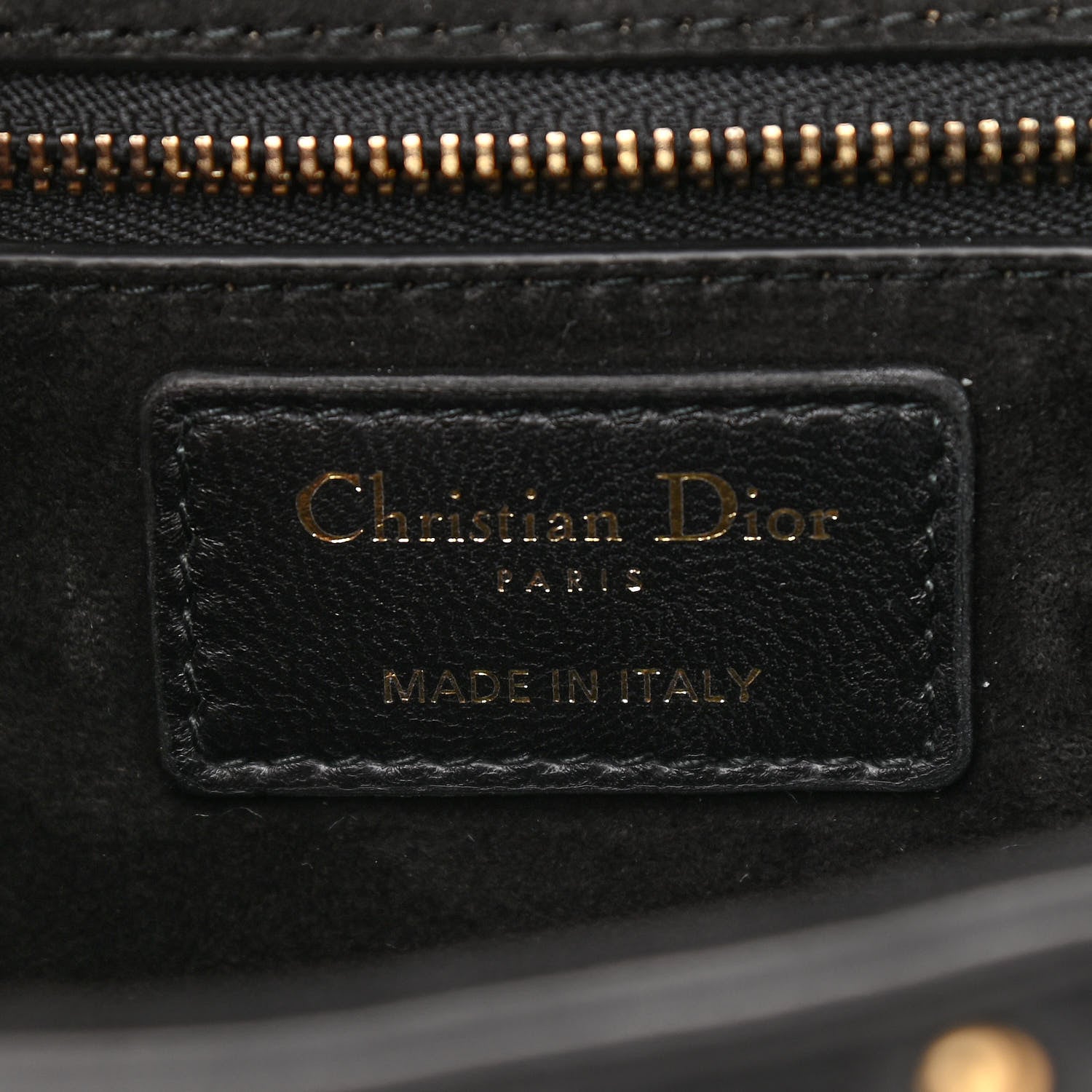Christian Dior Lambskin Cannage Studded Large Dioraddict Flap Bag Black 6 of 9