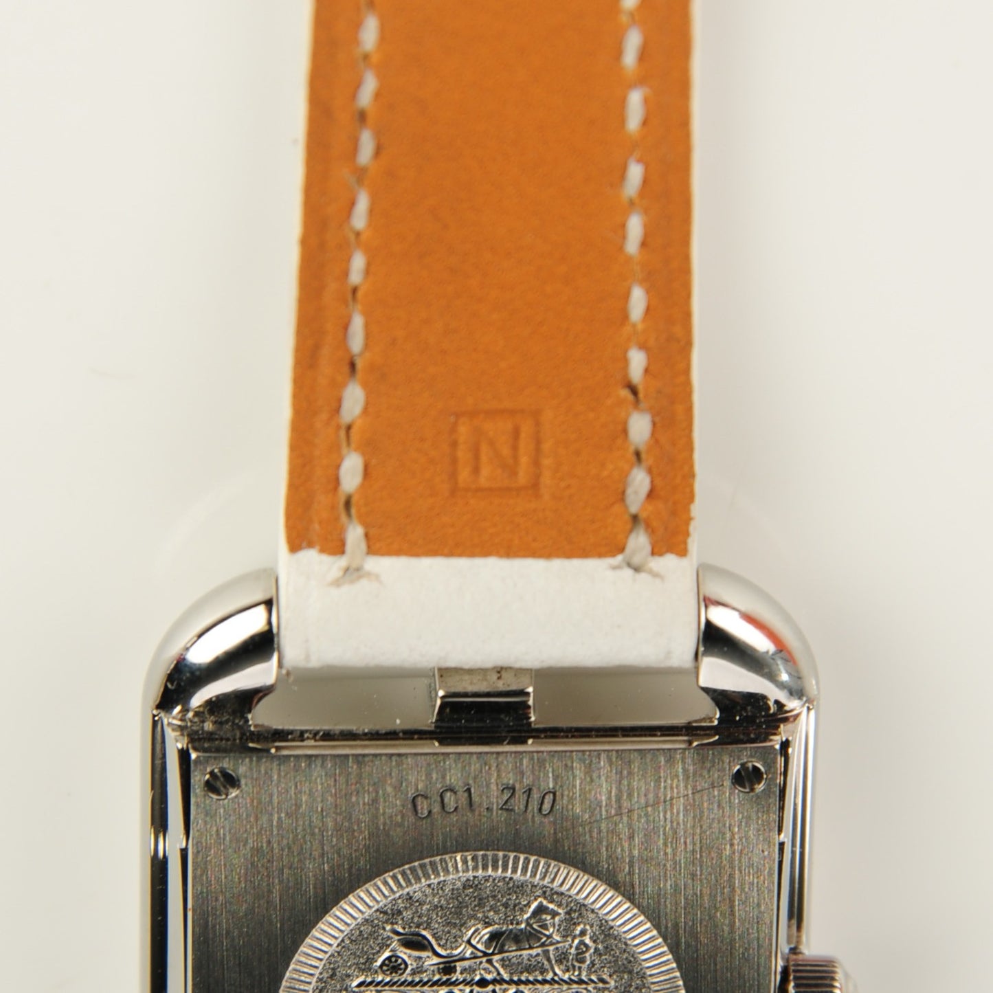 Stainless Steel Epsom 23mm Cape Cod Quartz Watch Blanc