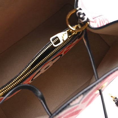 Louis Vuitton Monogram Giant Crafty NeoNoe MM Creme Rouge Black 5 of 9