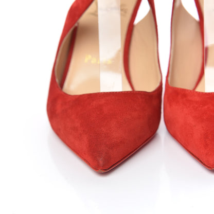 Christian Louboutin Veau Velours Rosas 85 Pumps 38.5 Loubi 8 of 10
