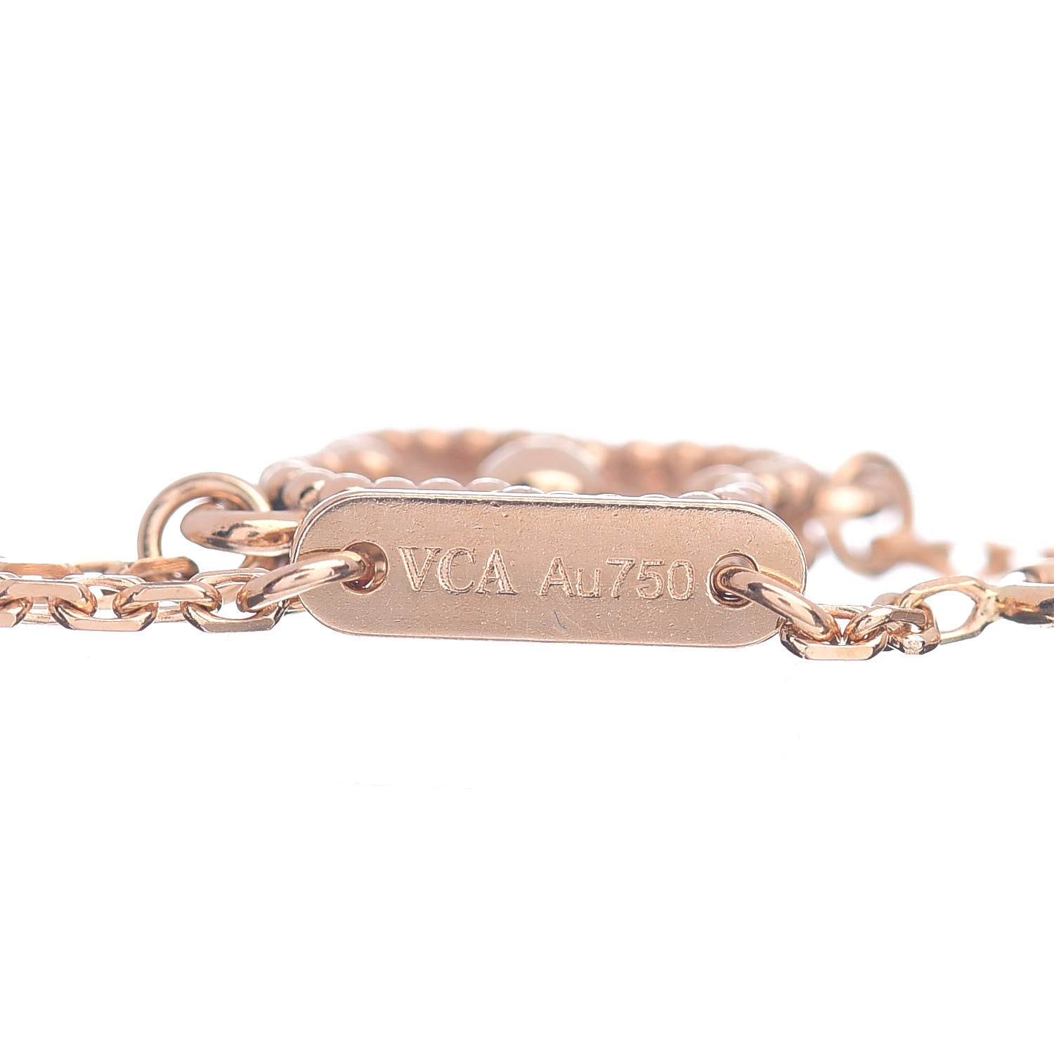 Van Cleef & Arpels 18K Rose Gold Sweet Alhambra Bracelet 4 of 5