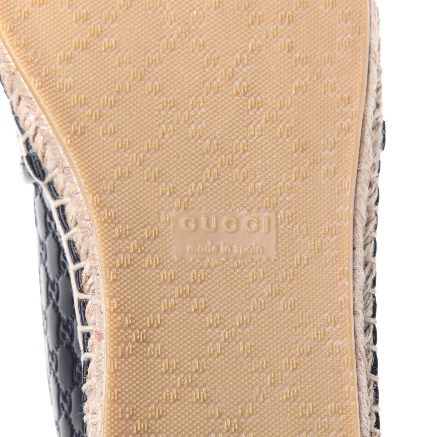 Gucci Microguccissima Signature Espadrilles 37.5 Black 8 of 12