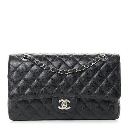Chanel Caviar Quilted Medium Double Flap Black 1 of 16