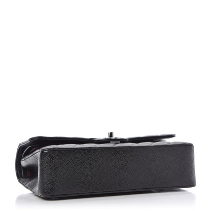 Chanel Caviar Quilted Medium Double Flap Black 4 of 10