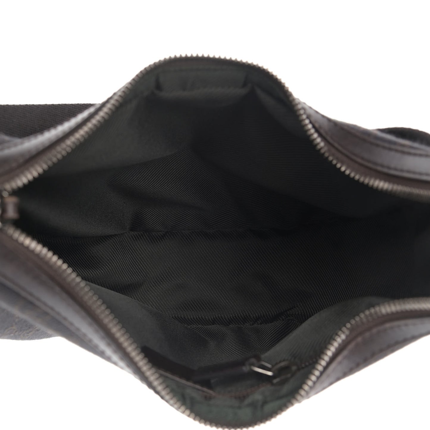 Denim Monogram Shoulder Bag Brown