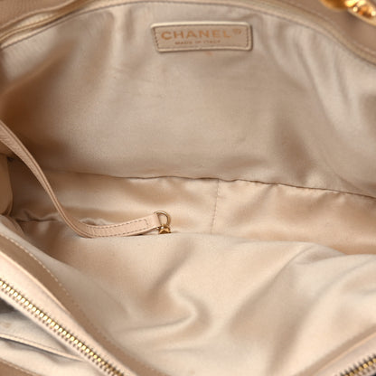 Chanel Caviar Quilted Grand Shopping Tote GST Beige Clair 5 of 10